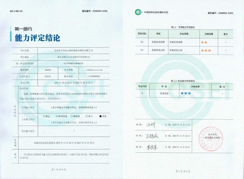 石油化工检维修能力评定报告
